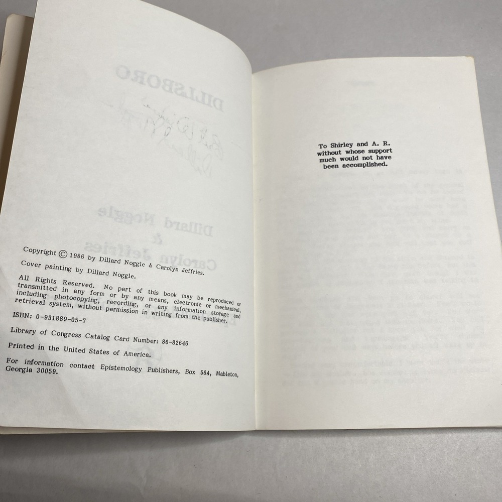 Dillsboro By Dillard Noggle & Carolyn Jeffries 1986 Author Signed RARE - Picture 14 of 16